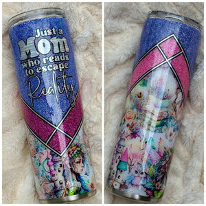 30oz Reading Mom tumbler